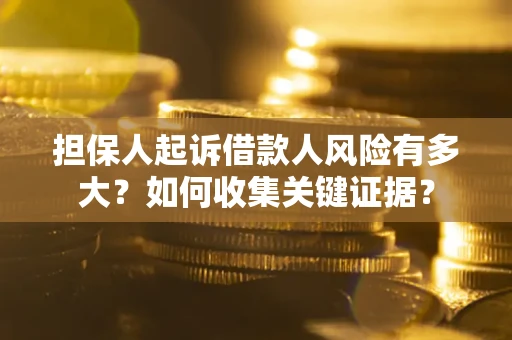 济南担保人起诉借款人风险有多大？如何收集关键证据？