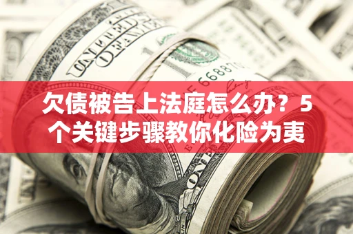济南欠债被告上法庭怎么办？5个关键步骤教你化险为夷